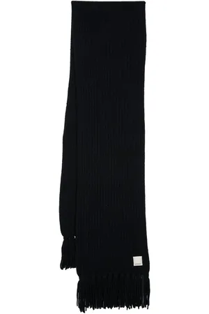 Emporio Armani Chunky-knit fringed scarf