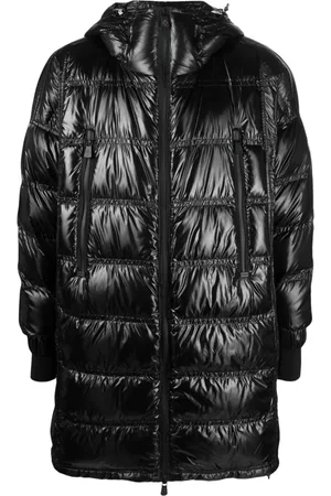 Moncler Berry high-shine padded coat