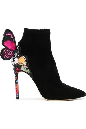 SOPHIA WEBSTER Chiara 100mm suede ankle boots