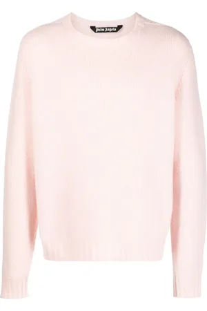 Palm Angels Curved-logo wool-blend jumper