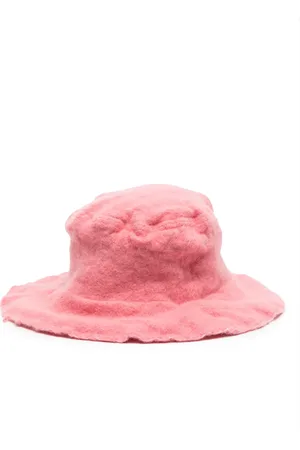 Comme des Garçons Distressed wool-blend bucket hat