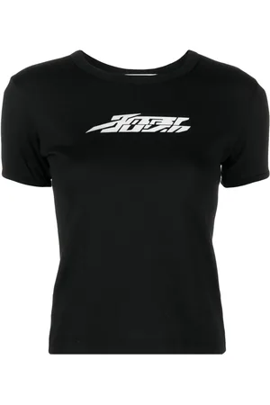 AMBUSH Reflective-logo cotton T-shirt