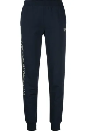 EA7 Logo-print track pants