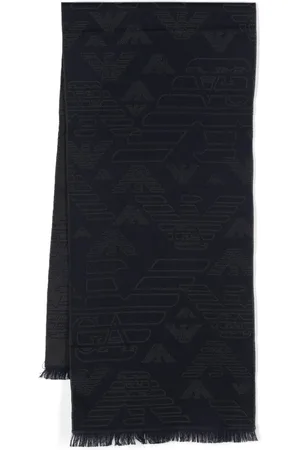 Emporio Armani Eagle-head jacquard scarf