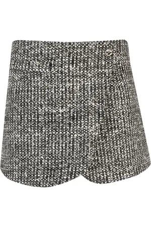 COPERNI Crossover tweed miniskirt