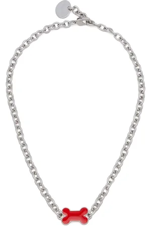 Marni Charm-detail chain-link necklace