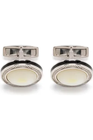 Tateossian Signature round cufflinks