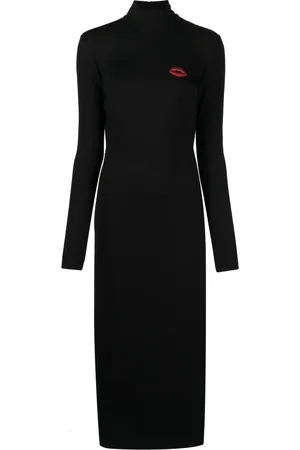 DAVID KOMA Open-back jersey midi dress