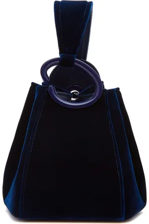 Oscar de la Renta O Handle velvet tote bag