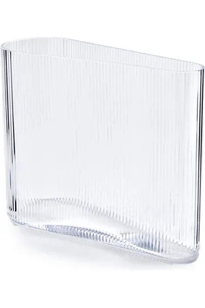 NUDE Mist Wide crystal vase