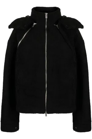 HELIOT EMIL Classic-hood fleece jacket