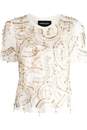 Cynthia Rowley Safety First cotton T-Shirt