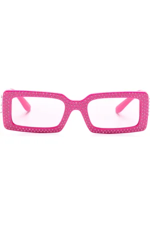 Dolce & Gabbana Logo-plaque rectangle-frame sunglasses