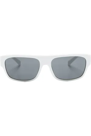 Dolce & Gabbana Logo-plaque rectangle-frame sunglasses