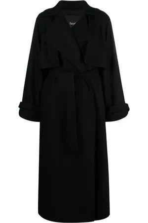 HEVO Margherita virgin wool-blend trench coat