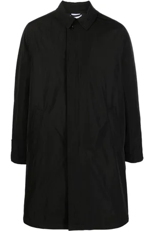 Aspesi Single-breasted padded raincoat