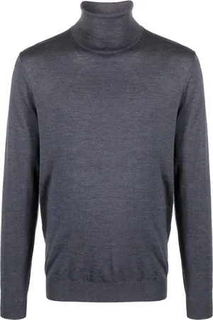 LANEUS Roll-neck fine-knit jumper