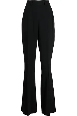 DAVID KOMA Crystal-embellished straight-leg trousers