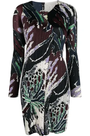 PLEATS PLEASE ISSEY MIYAKE Frosty Forest pleated cardi-coat