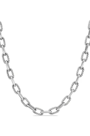 David Yurman Sterling DY Madison chain necklace (6mm)