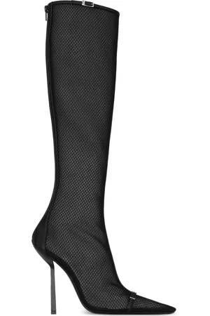 Saint Laurent Oxalis 115mm leather boots