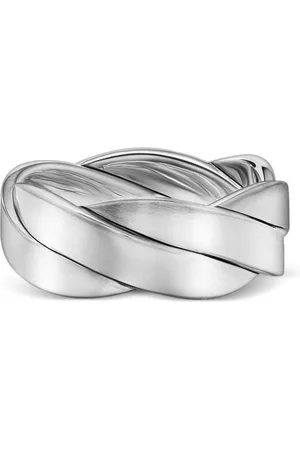 David Yurman Sterling DY Helios band ring (9mm)
