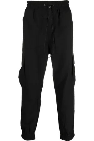 BLUE SKY INN Cargo-pockets drawstring-waistband track pants