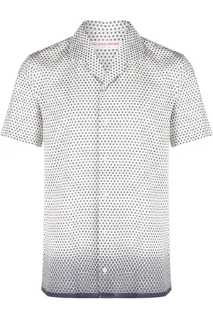 Orlebar Brown Floral-print short-sleeve shirt