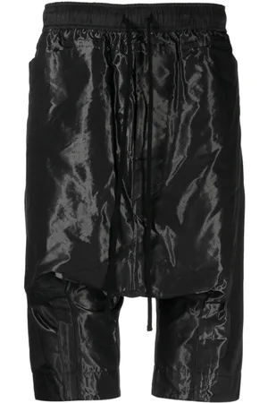 JULIUS High-shine drop-crotch shorts