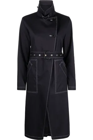 Lipsy contrast outlet stitch mac coat