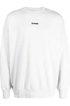 Izzue Logo-embroidered cotton-blend sweatshirt