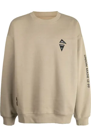 Izzue Logo-patches cotton-blend sweatshirt