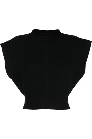 Rick Owens Cap-sleeves cropped top