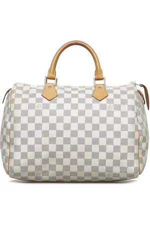 LOUIS VUITTON Damier Azur Eva Clutch Bag with Shoulder Strap 2009 [ReSale]