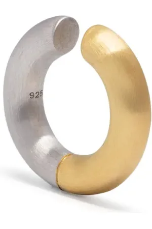 TOM WOOD Two-tone chunky ear cuff