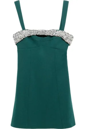 Simkhai Lenny crystal-embellished minidress