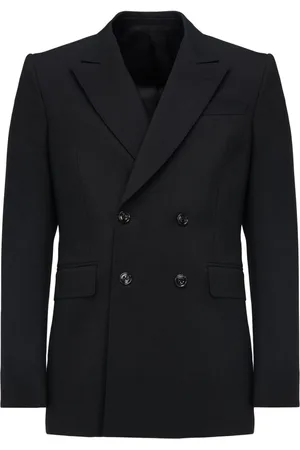 Alexander McQueen Neat-shoulder double-breasted blazer