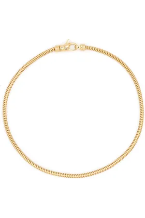 TOM WOOD Snake slim -plated bracelet