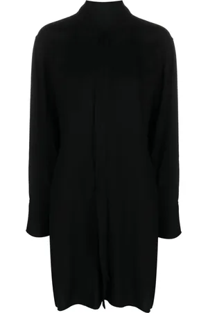 YOHJI YAMAMOTO Layered long-sleeve shirtdress
