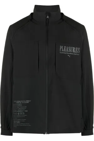 PUMA X Pleasures logo-stamp jacket