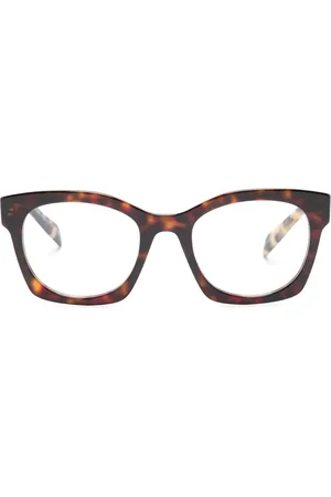Prada Tortoiseshell D-frame glasses