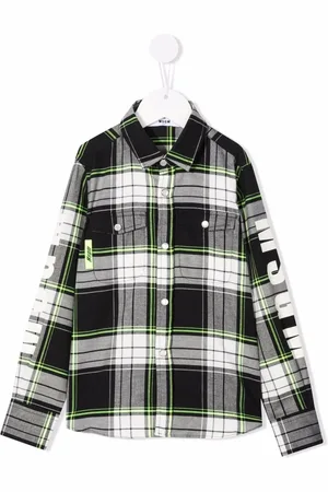 Msgm Check-print shirt