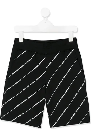 Neil Barrett Logo stripe shorts