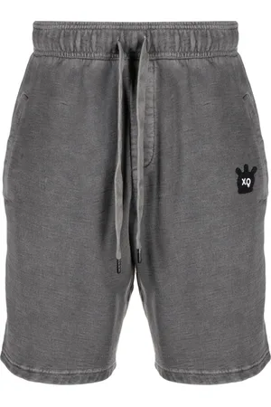 Zadig & Voltaire Party Skull faded-effect shorts