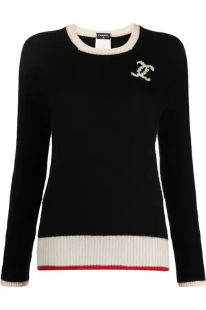CHANEL 1996 CC cashmere jumper