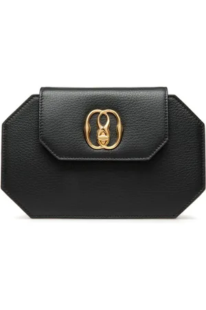 Bally Emblem Octogone leather minibag