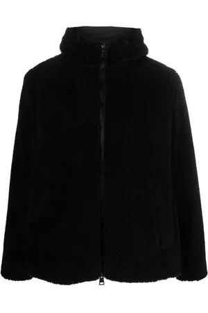 HERNO Felted hooded jacket