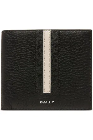 Bally Ribbon leather bifold wallet