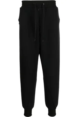 Fumito Ganryu Drawstring-waist cotton-blend track pants