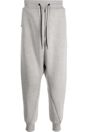 Fumito Ganryu Drawstring-waist cotton-blend track pants